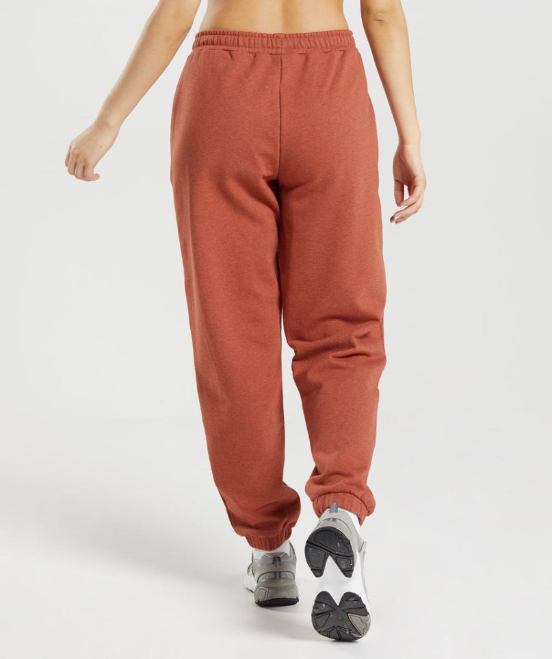 Women's Gymshark Rest Day Sweats Jogger Brown | CA 36701A